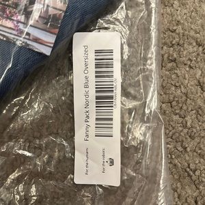 Canvelle Fanny Pack Oversized in Nordic Blue